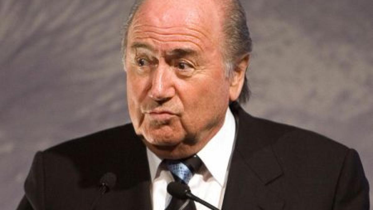 Blatter le cere scuze englezilor şi redeschide discuţia tehnologiei în fotbal