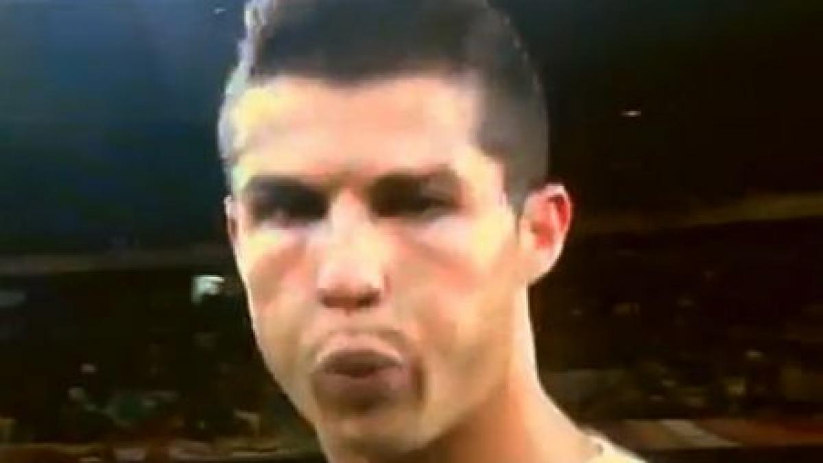 Reacţie post-eliminare: Cristiano Ronaldo scuipă în direcţia cameramanului (VIDEO)