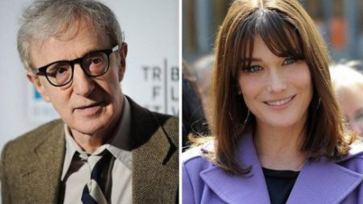 Au început filmările la pelicula lui Woody Allen în care va apărea şi Carla Bruni