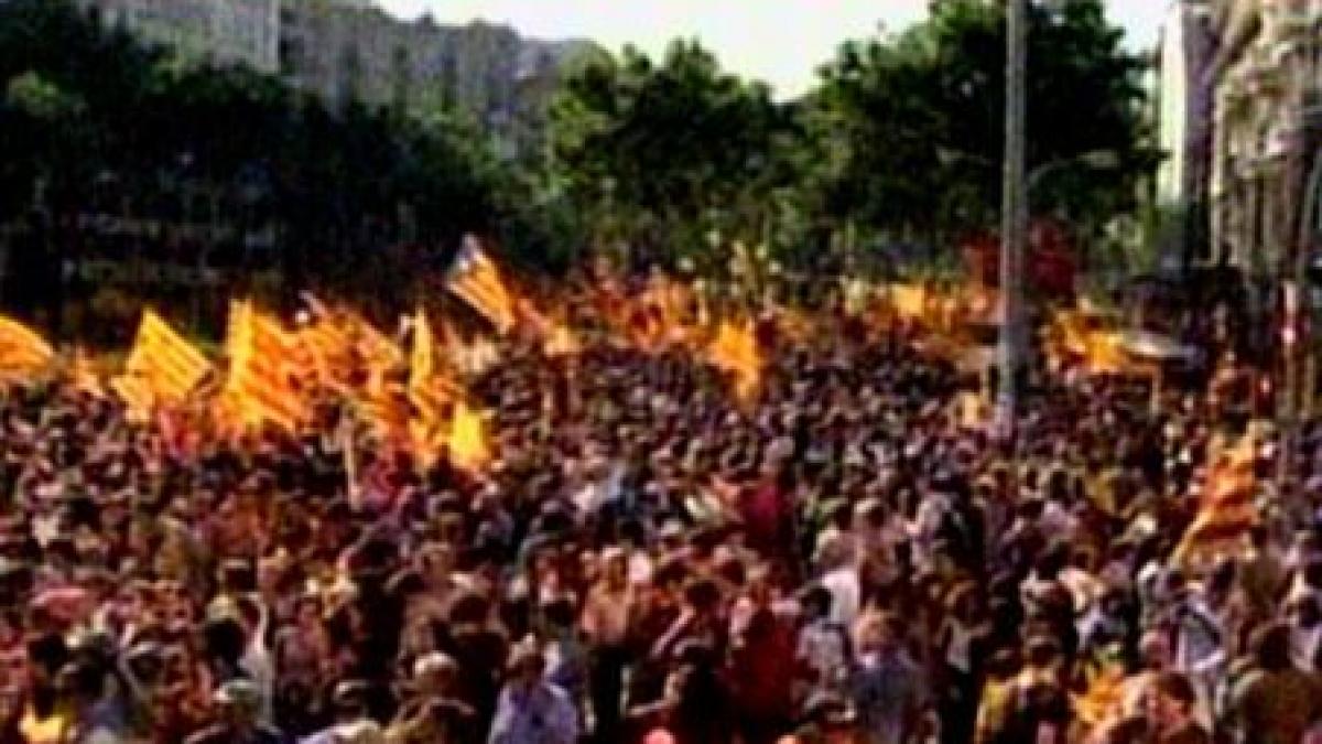 Spania. Peste un milion de oameni au manifestat pentru autonomia Cataloniei (VIDEO)