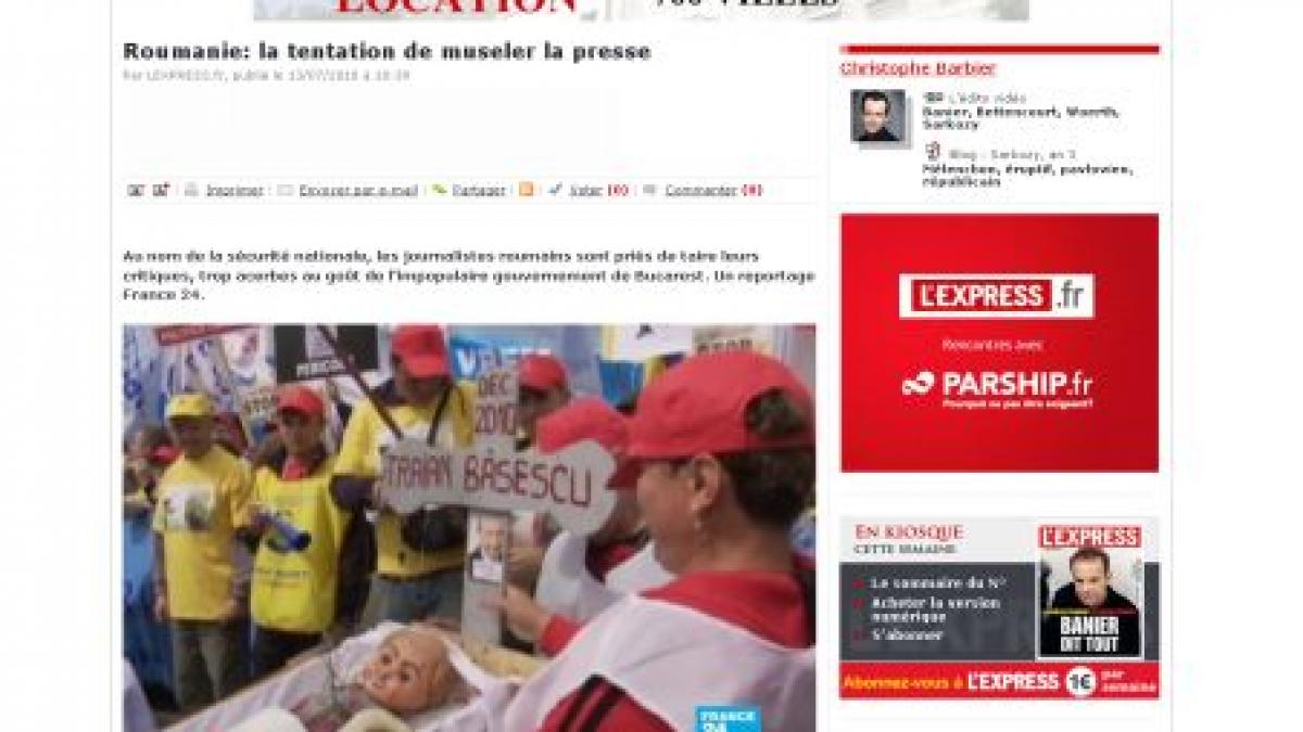 France24: România în pericol de a realuneca spre dictatură (VIDEO)