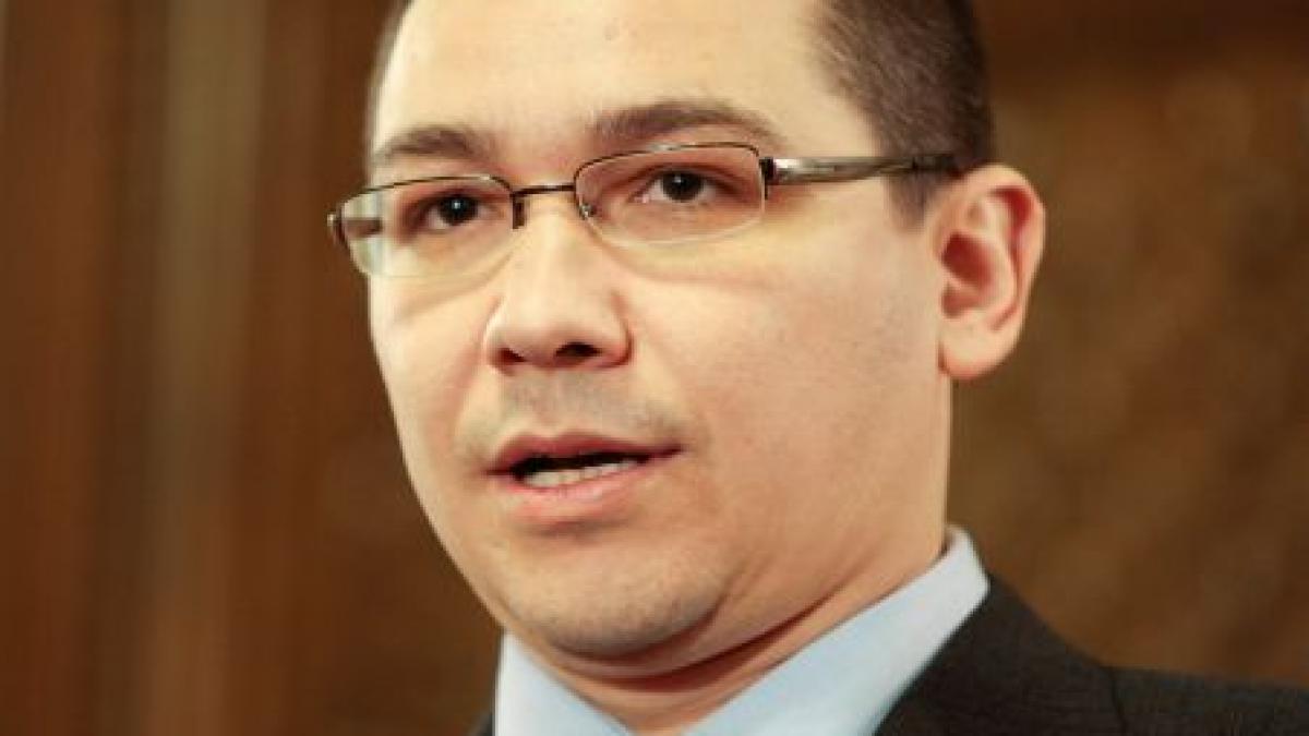 Ponta despre Roşia Montană: Declaraţiile lui Videanu, făcute din lăcomie, au făcut rău proiectului 