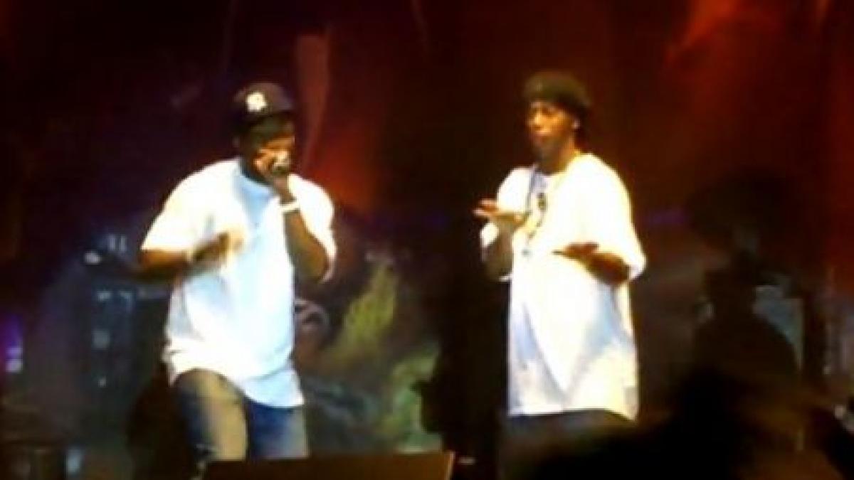 Ronaldinho a urcat pe scenă alături de 50 Cent (VIDEO)