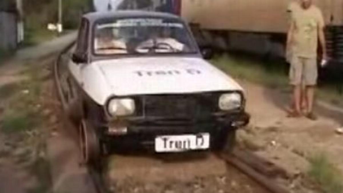 Tren-D, maşina care circulă pe calea ferată (VIDEO)