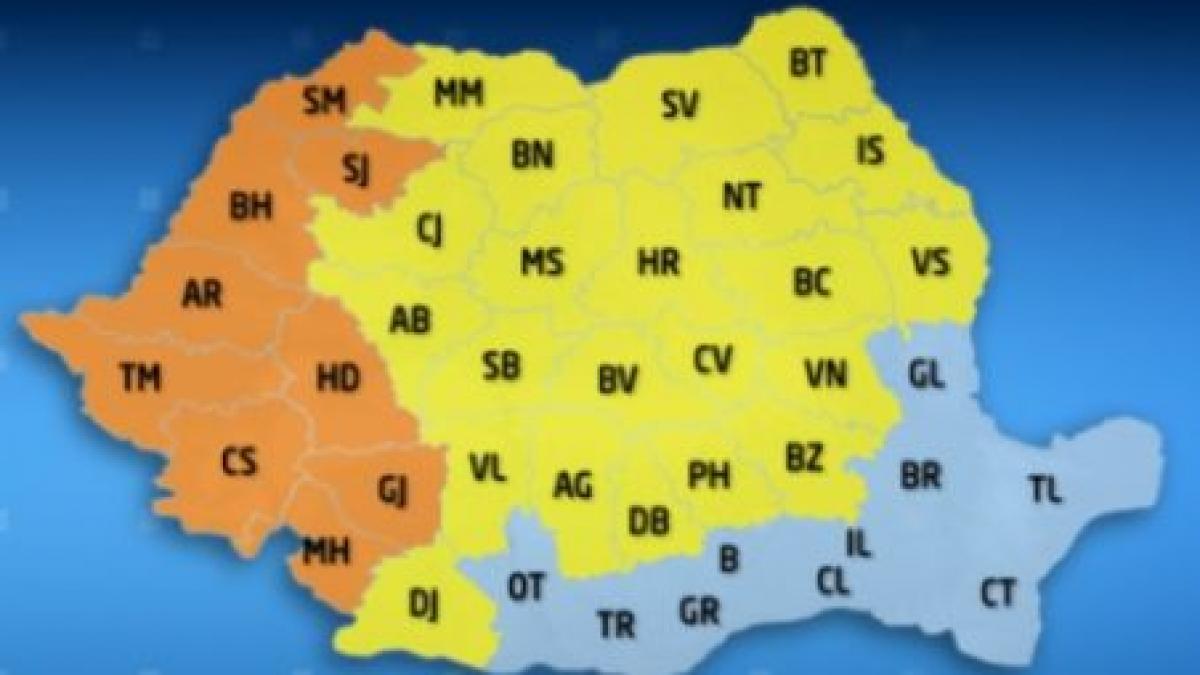 Avertizările de inundaţii, prelungite pe râurile din vestul şi centrul României