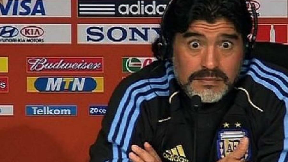 Federaţia de fotbal din Argentina a renunţat la Maradona