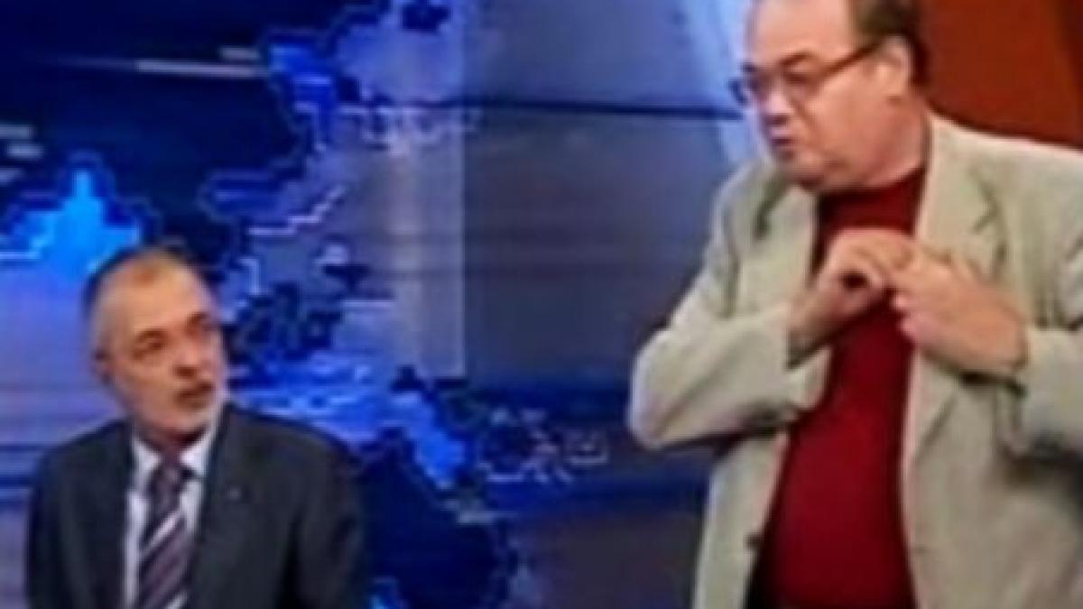 Războiul patronatelor: Dan Matei Agathon pleacă din platoul Antenei 3 după ce este insultat de Cezar Corâci (VIDEO)