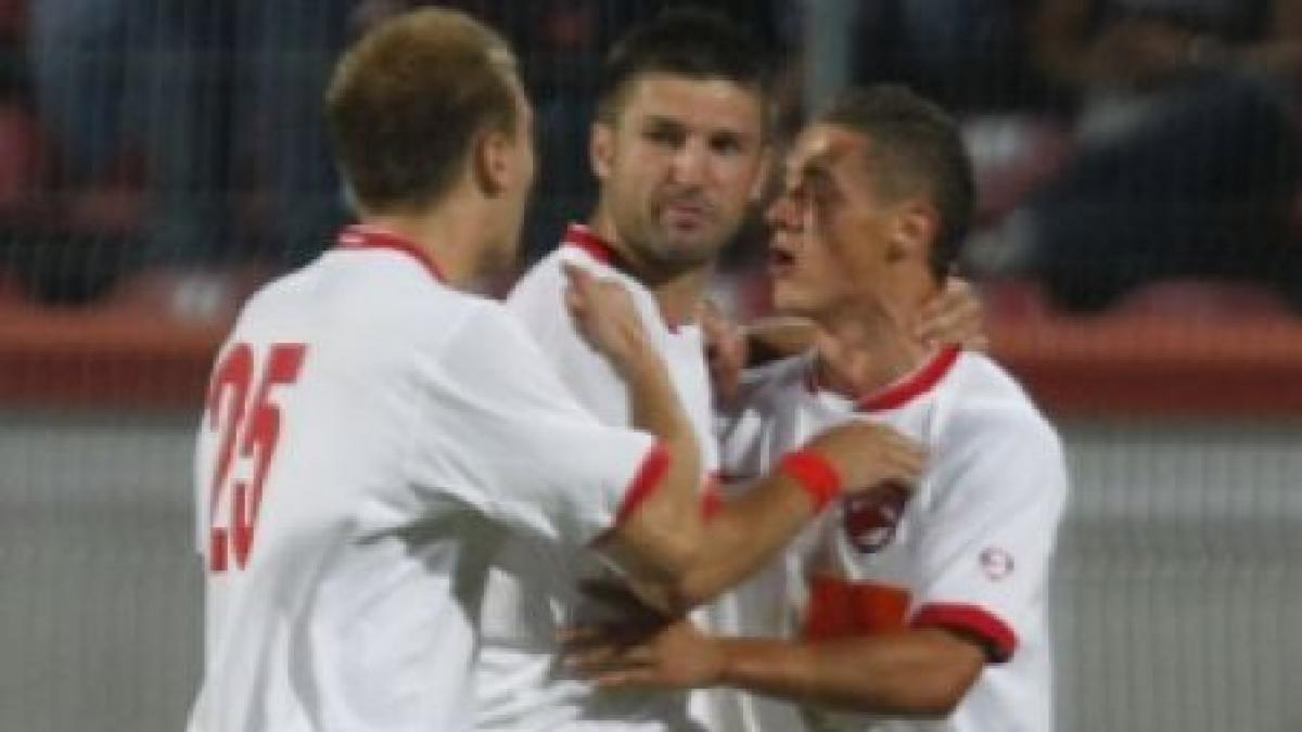 Dinamo Bucureşti învinge Hajduk cu 3-1, în turul trei preliminar al Europa League