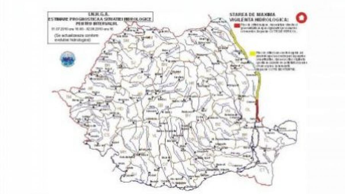 Hidrologii au prelungit Codul Roşu de inundaţii pe Prut