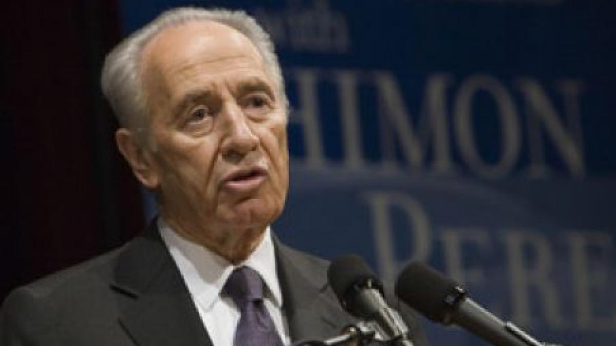 Preşedintele israelian Shimon Peres, vizită în România cu grad de securitate extrem de ridicat