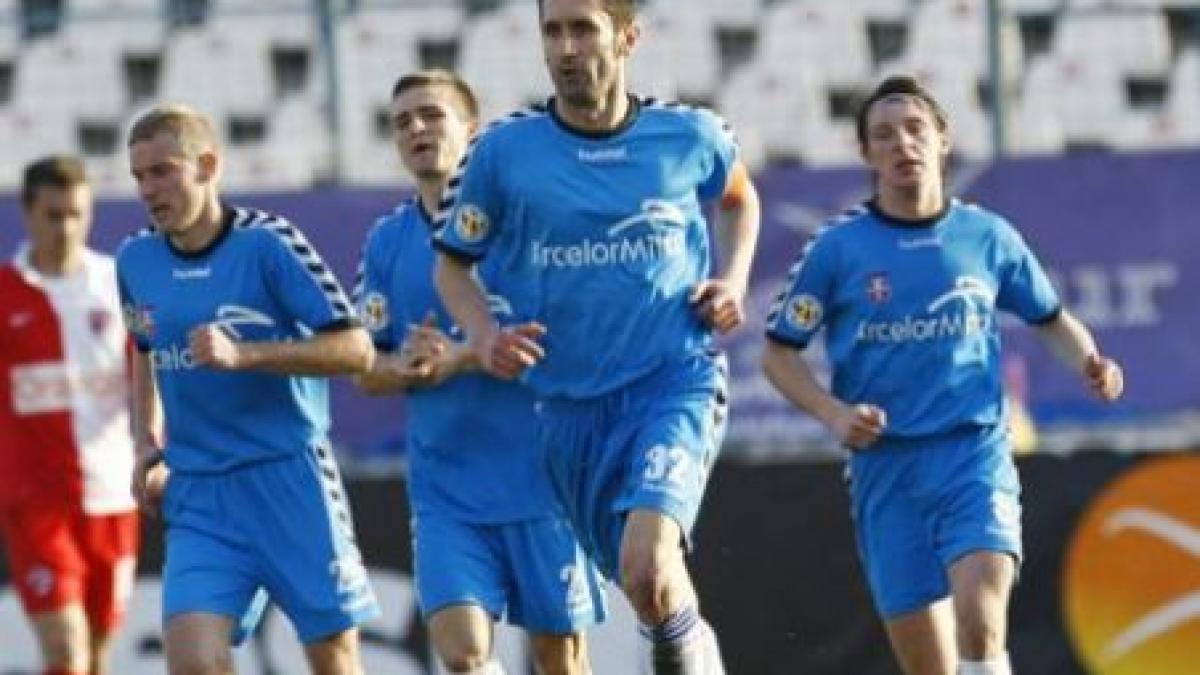 Dorinel Munteanu, învins de fosta sa echipă. Universitatea Cluj - Oţelul Galaţi, scor 2-1