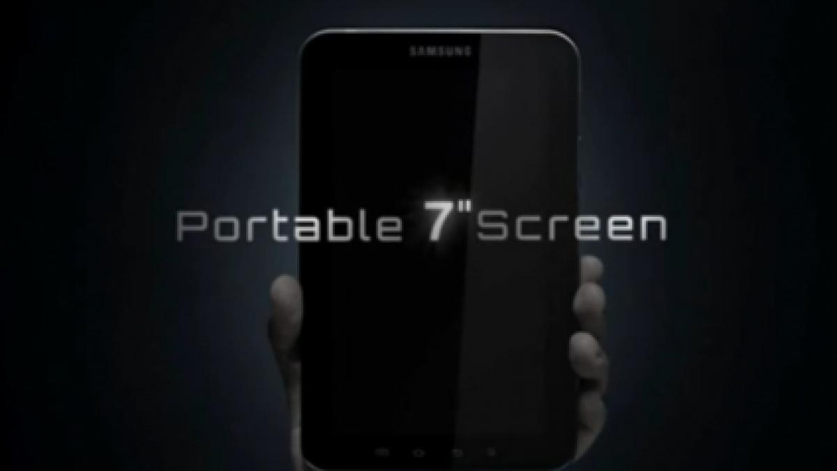 Samsung Galaxy Tab, o tabletă anunţată printr-un video teaser (VIDEO)