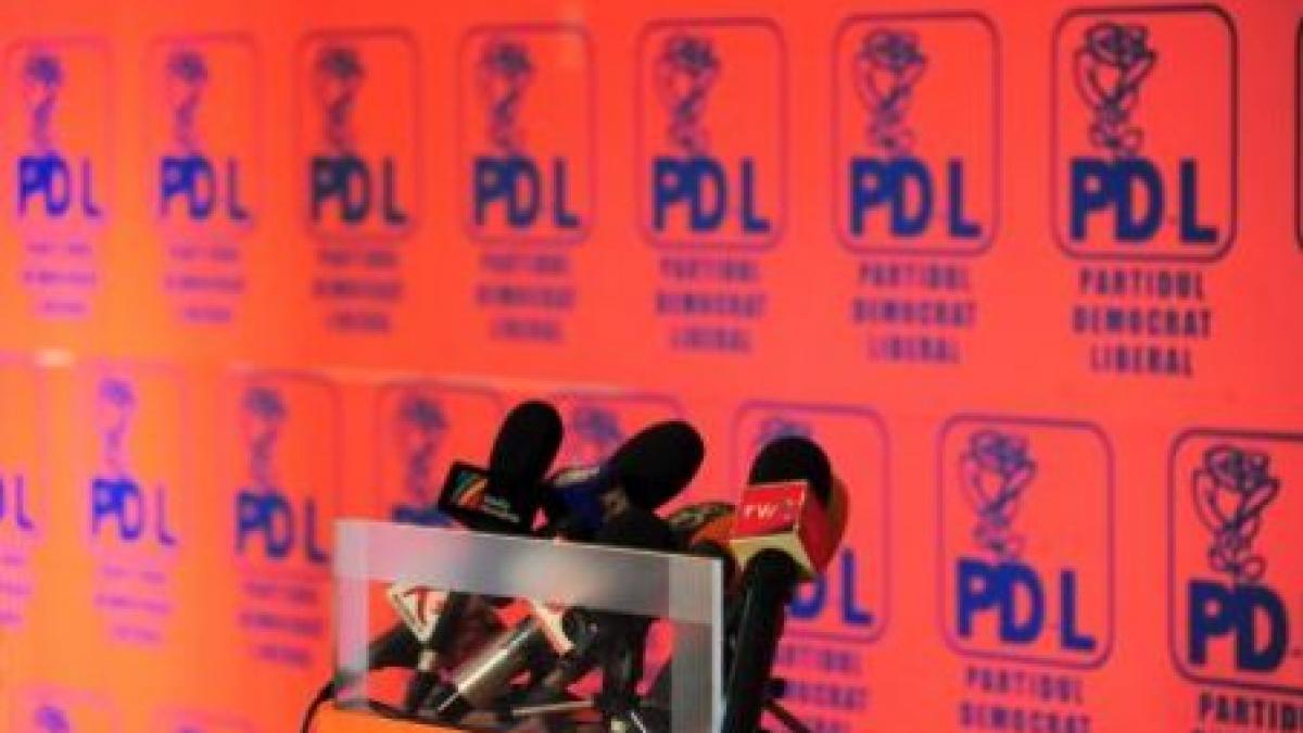 Liderii PDL susţin o conferinţă de presă la sediul partidului