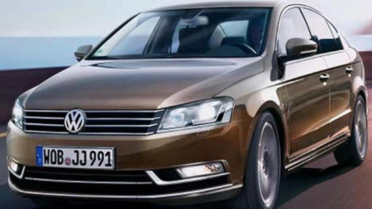 Volkswagen Passat 2011, într-o fotografie "scăpată" pe net 