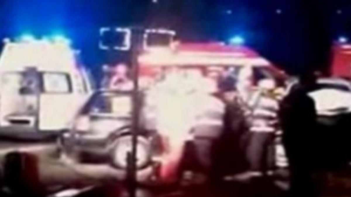 Grav accident rutier în Cluj soldat cu şase răniţi, printre care doi jucători de rugby (VIDEO)