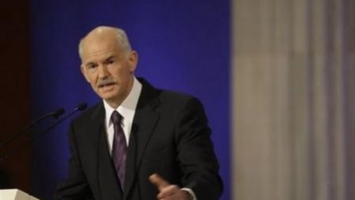 Premierul grec Georges Papandreou şi-a remaniat Guvernul