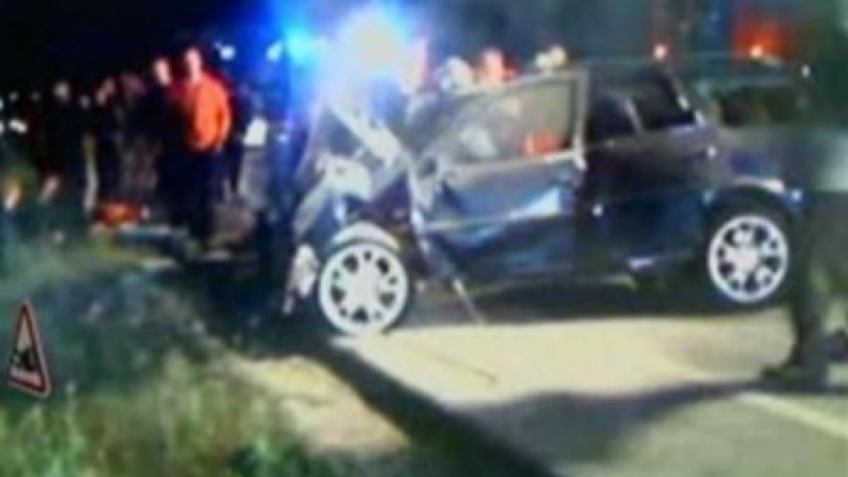 Sibiu. Cinci oameni au murit şi alţi cinci au fost răniţi în urma unui grav accident rutier (VIDEO)