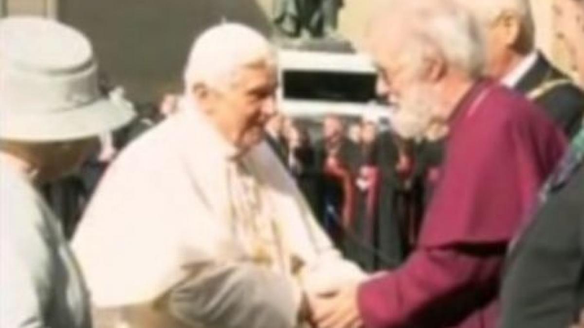 Vizită istorică a Papei Benedict al XVI-lea în Marea Britanie (VIDEO)