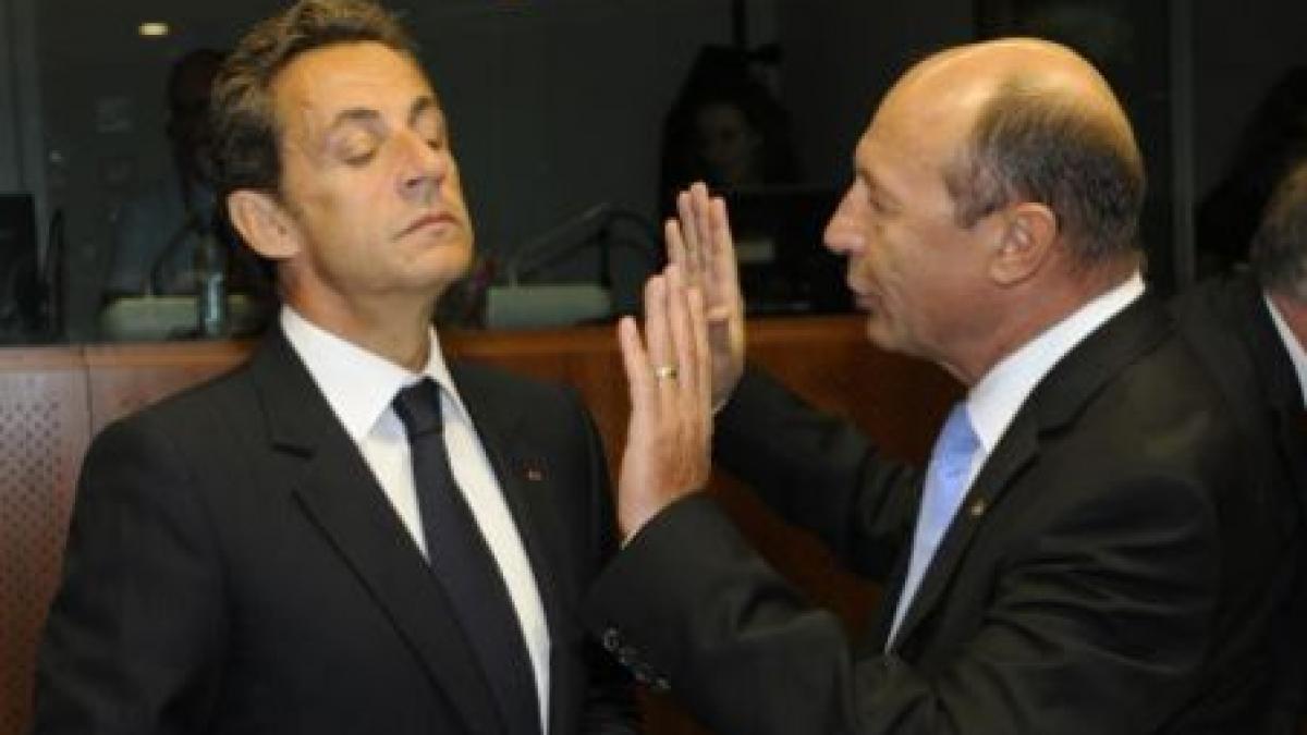 Băsescu şi Sarkozy au tranşat problema expulzării romilor, la summitul UE (VIDEO)