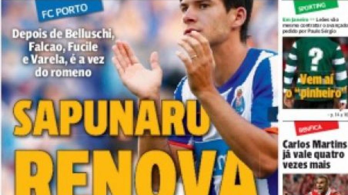 FC Porto i-a prelungit contractul lui Săpunaru