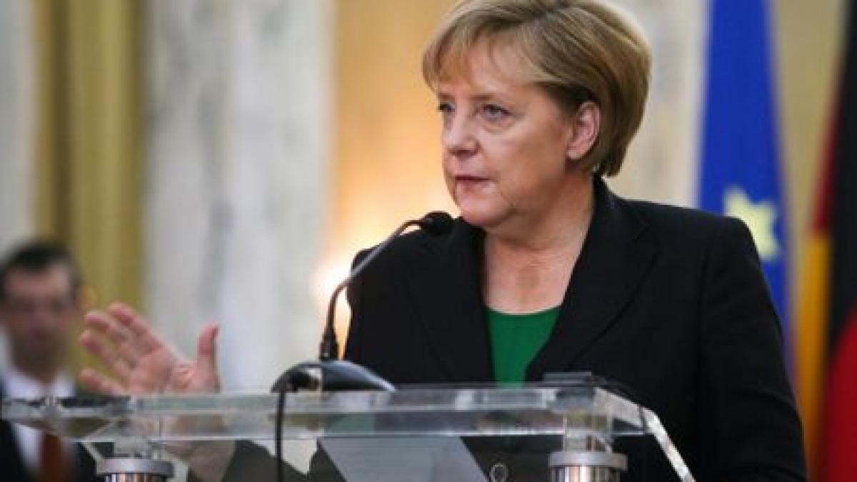 Angela Merkel: Problema integrării romilor nu va afecta aderarea României la spaţiul Schenghen (VIDEO)