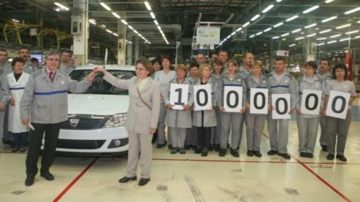 Dacia Mioveni a fabricat Loganul cu numărul 1.000.000