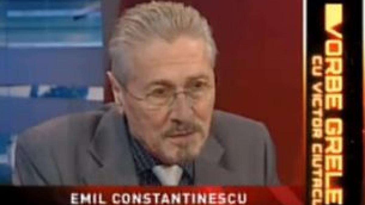 Emil Constantinescu, invitat special la Vorbe Grele, vineri de la ora 23:00