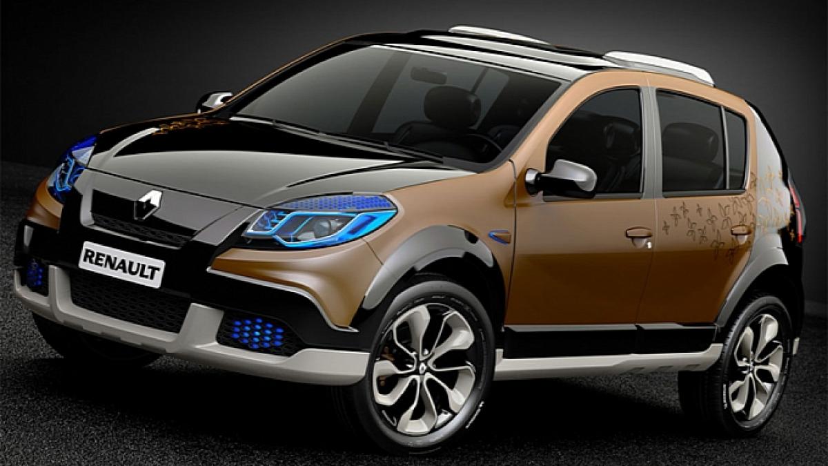 Renault Sandero Stepway, imagini oficiale ale conceptului care va fi prezentat în Brazilia