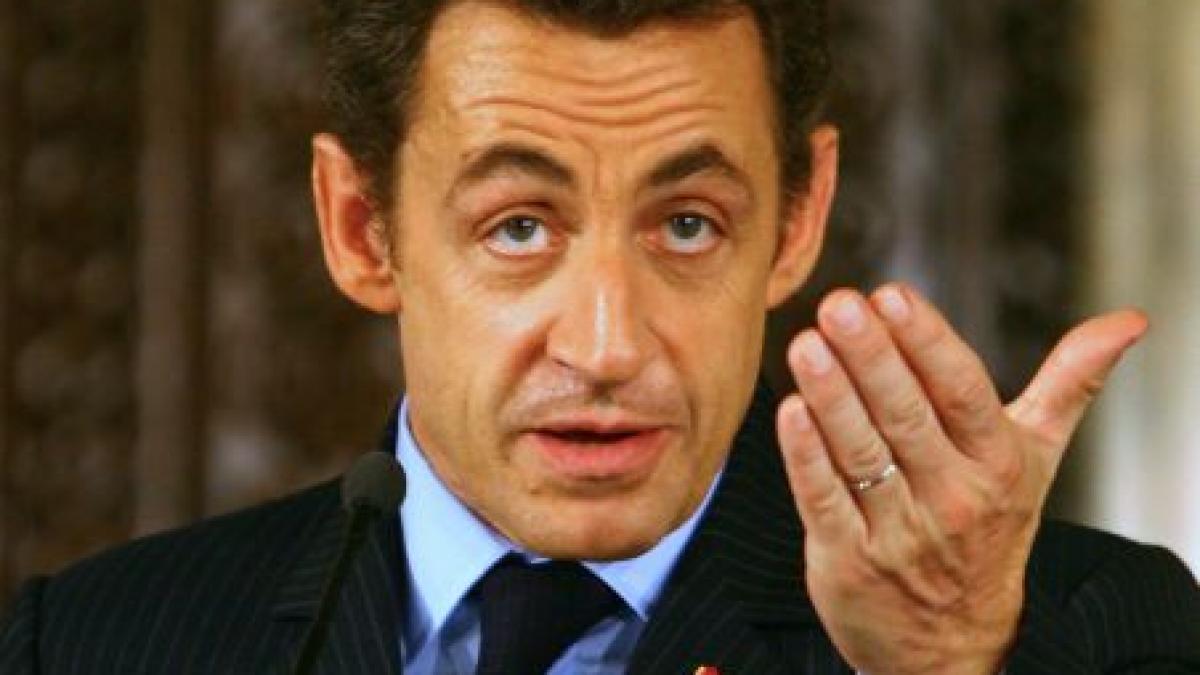 Sarkozy: Preşedintele român este un om de calitate. N-am refuzat deloc să vorbesc cu el