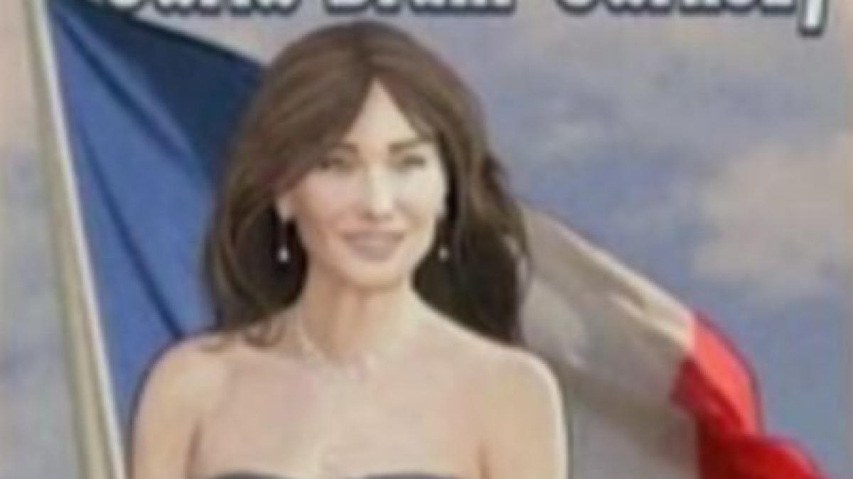 Prima doamnă a Franţei, Carla Bruni, a devenit eroină de benzi desenate