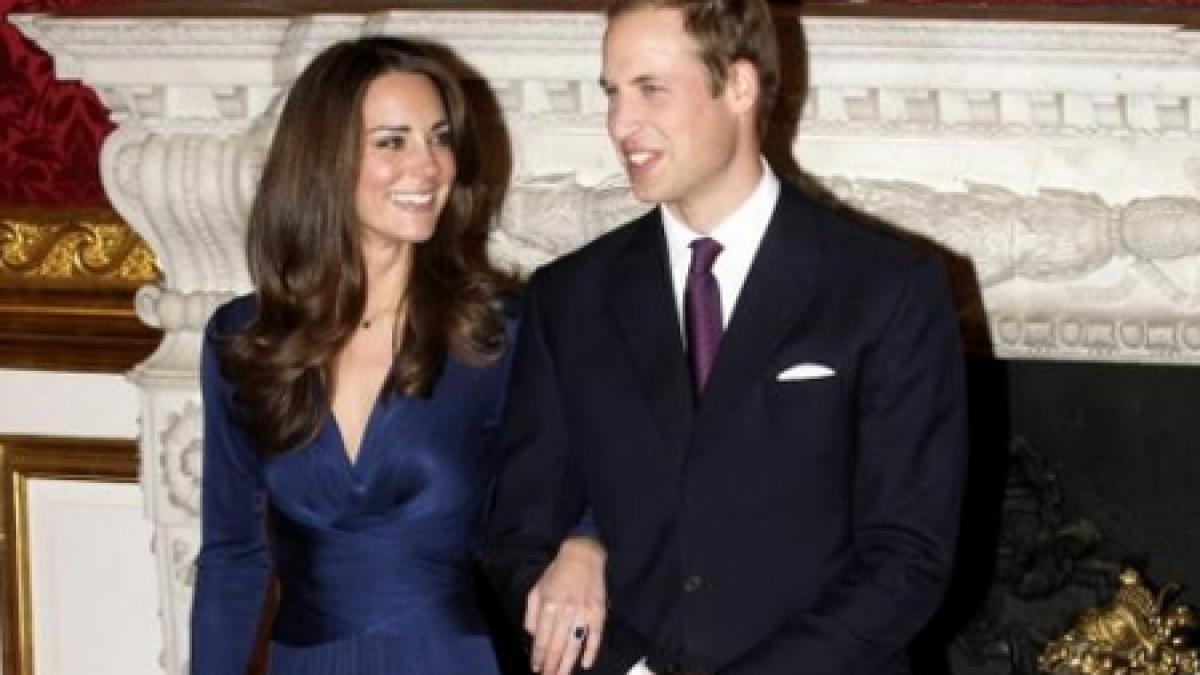 Prinţul William se va căsători cu logodnica lui, Kate Middleton, pe 29 aprilie 2011