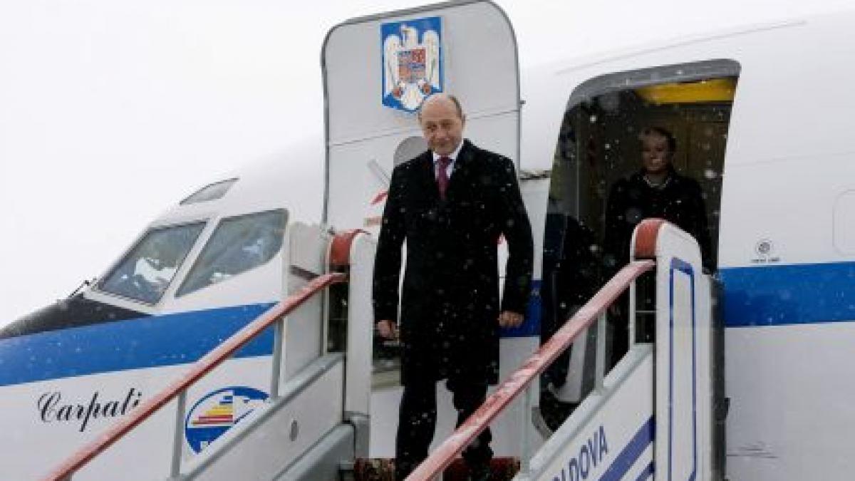 Băsescu apelează la Tarom pentru zborurile oficiale. Romavia, într-o situaţie financiară dificilă