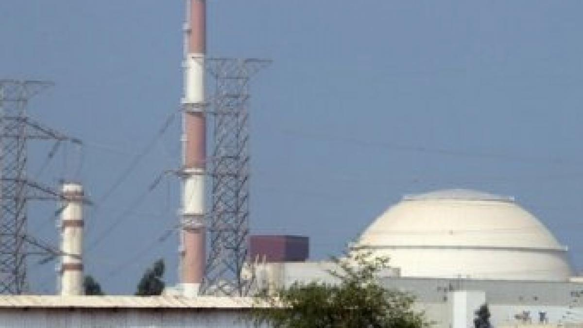 Iranul anunţă punerea în funcţiune a centralei nucleare de la Bouchehr