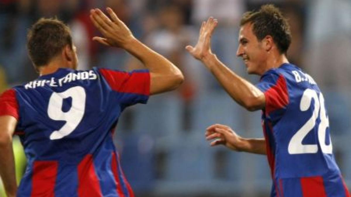 Steaua şi CFR Cluj îşi împart punctele la capătul unui meci spectaculos: scor 2-2