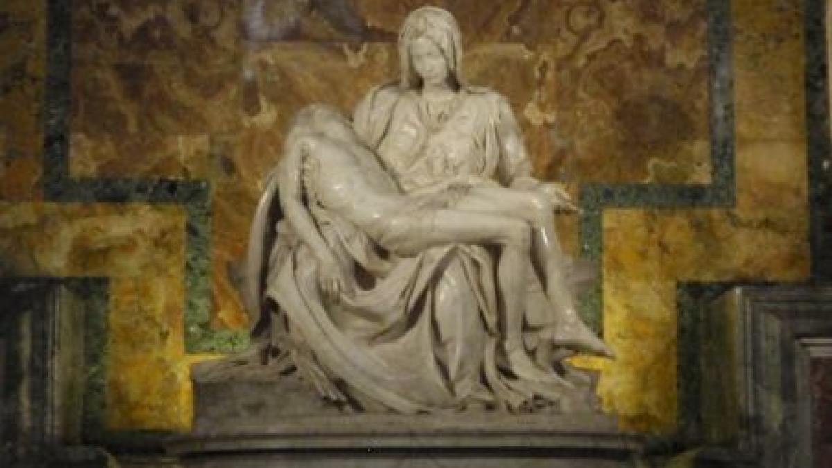 Modelul original, folosit de Michelangelo pentru statuia Pieta, descoperit de un istoric de artă american