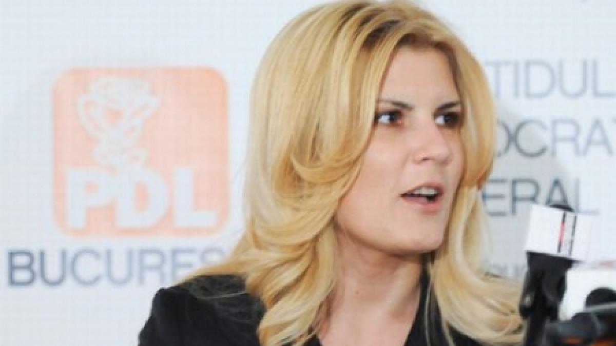 Elena Udrea: Dacă aş fi mamă, nu aş putea sta departe de muncă mai mult de câteva luni