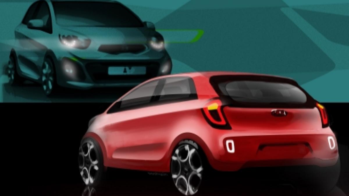 Kia prezintă primele schiţe ale noii generaţii Picanto