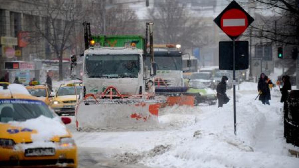 Primăria Capitalei a convocat comandamentul de iarnă