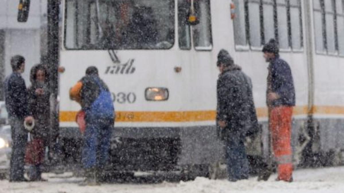 Un tramvai a deraiat pe Bulevardul Bucureştii Noi din Capitală