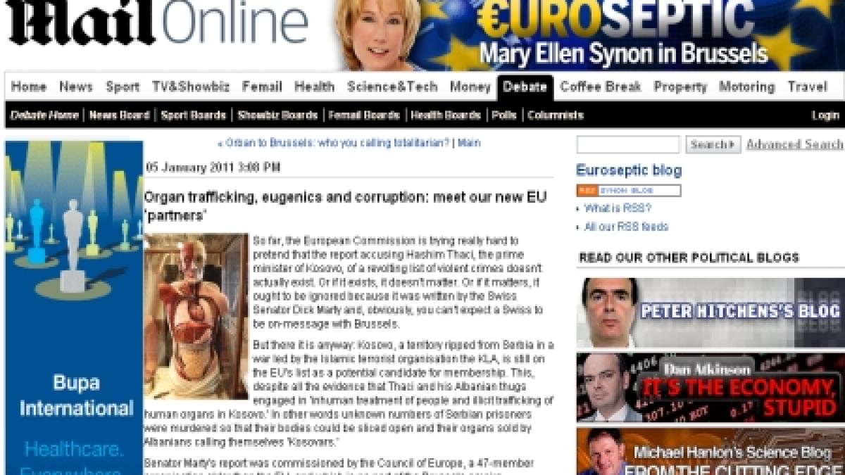 Daily Mail: România este un &quot;partener&quot; european dezagreabil