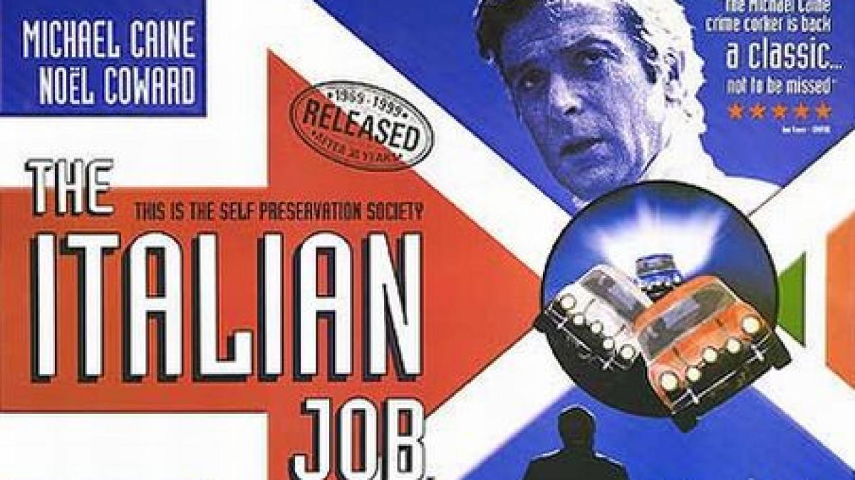 &quot;Jaf în stil italian&quot; din 1969, desemnat cel mai bun film britanic din toate timpurile