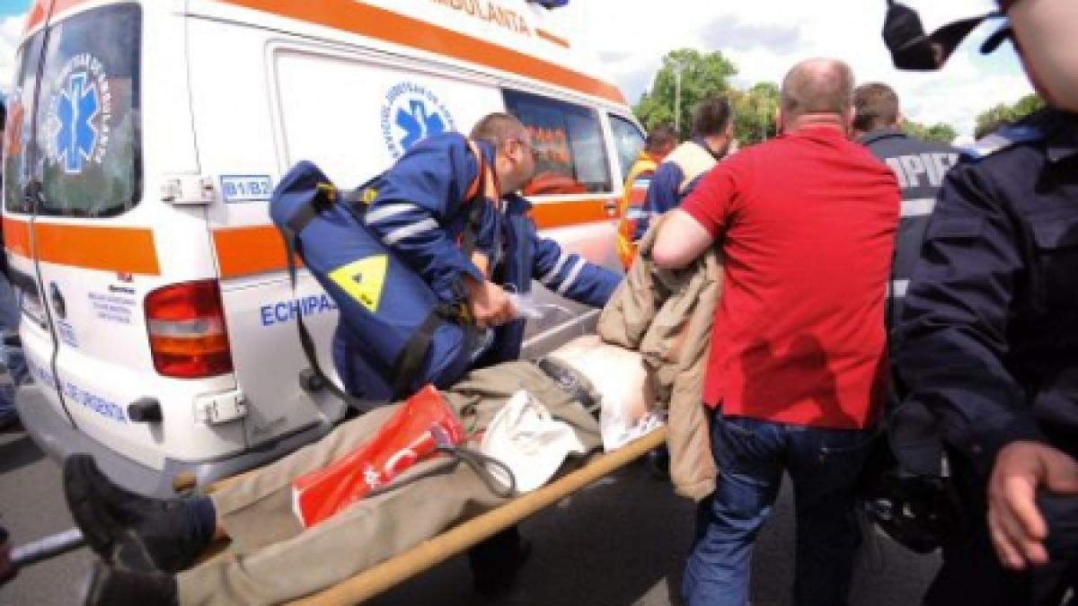 Grav accident pe DN1: Un taximetrist a murit după ce maşina i-a fost proiectată pe contrasens