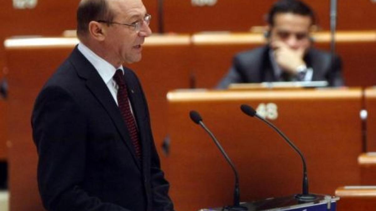 Băsescu, socialiştilor europeni: Externalizarea unei probleme pe care o are PSD nu le face cinste