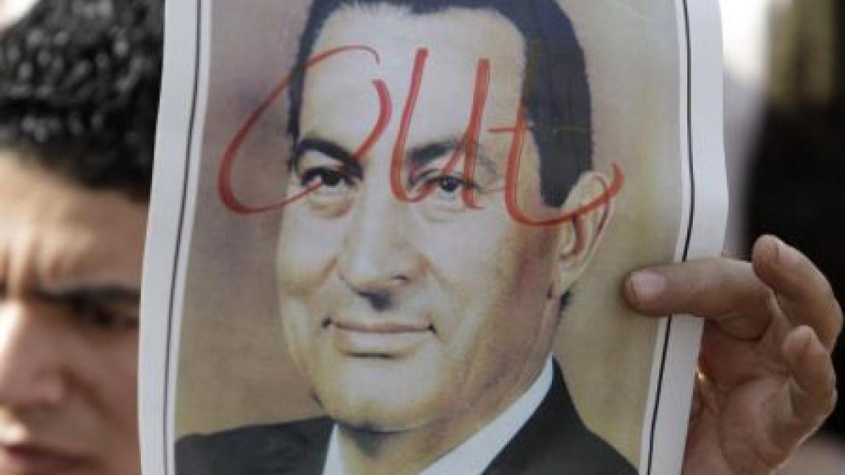 Egipt. Biroul executiv al partidului lui Hosni Mubarak a demisionat