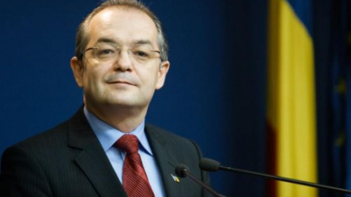 Emil Boc: Noul acord cu FMI are ca obiectiv creşterea economică, ca urmare a ieşirii din recesiune