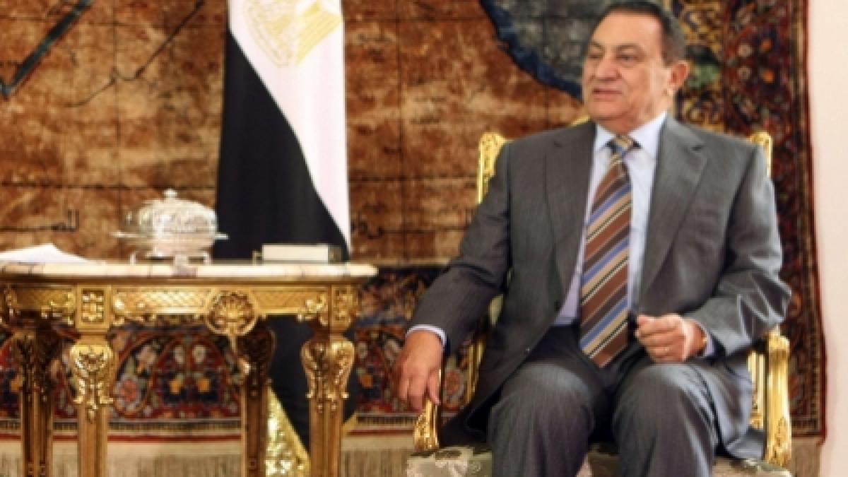 Hosni Mubarak nu demisionează. Preşedintele egiptean cere schimbarea paşnică a regimului