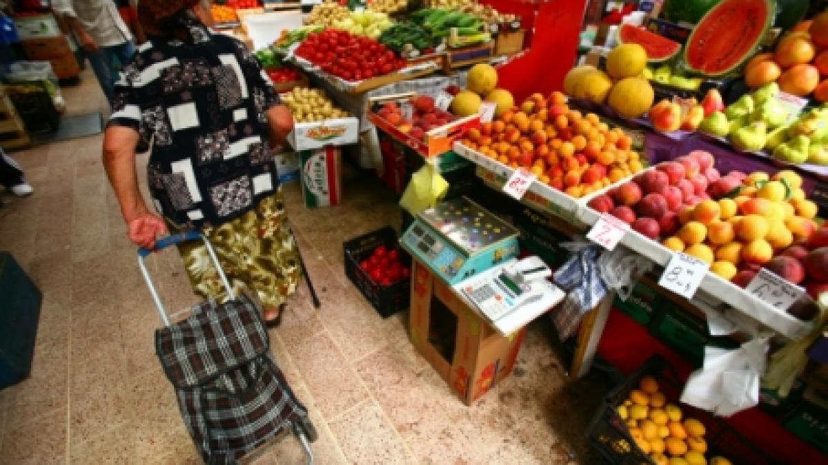 Preţul alimentelor a crescut cu 1,1% faţă de sfârşitul anului trecut