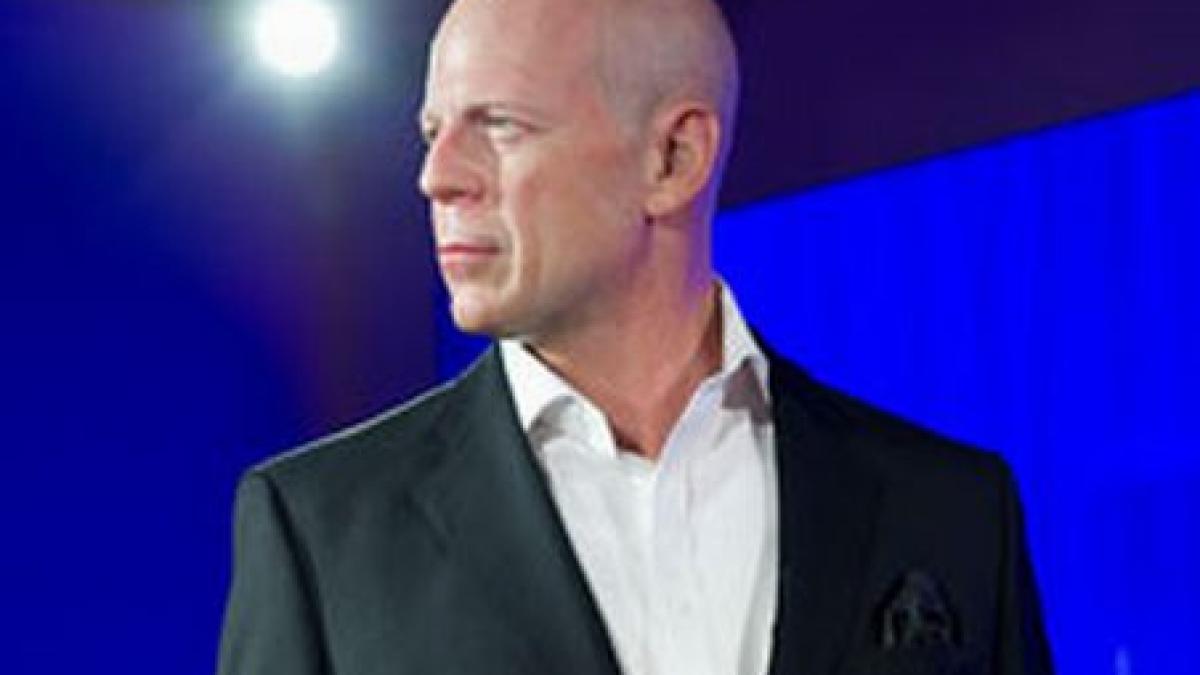 Statuia de ceară a lui Bruce Willis, expusă la muzeul Madame Tussauds