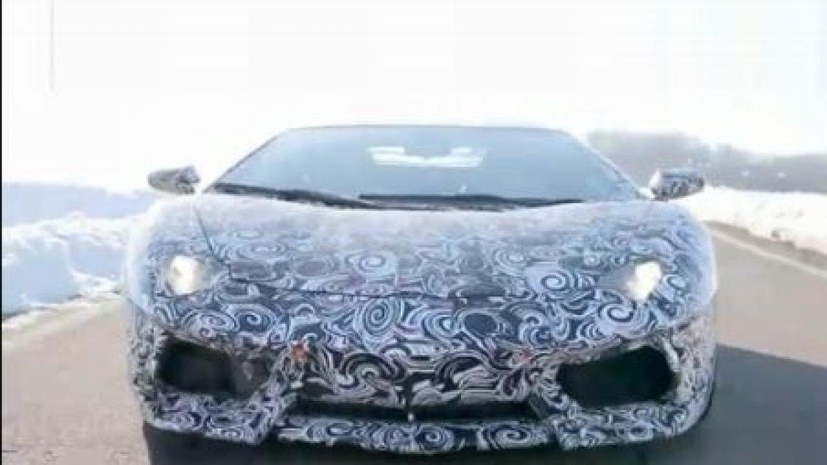 Lamborghini Aventador, într-un clip misterios apărut pe net