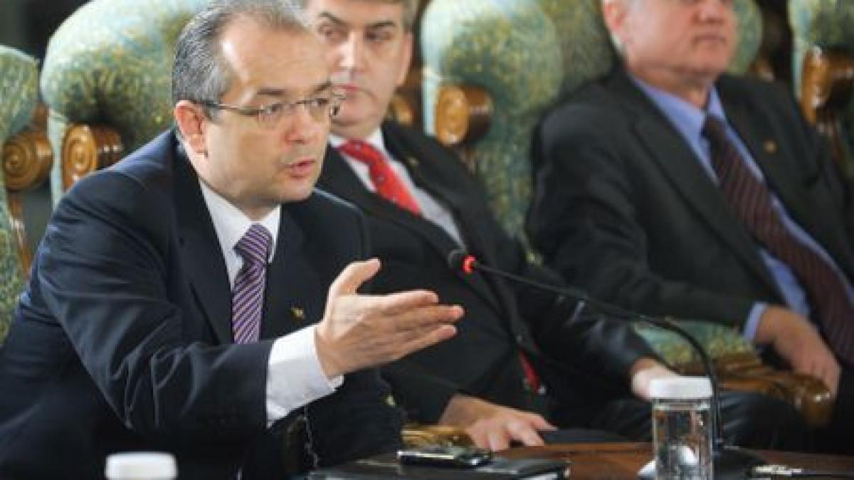 Boc: Internele şi Finanţele nu pot face opinie separată în Guvern. Sunt încă restante la restructurare